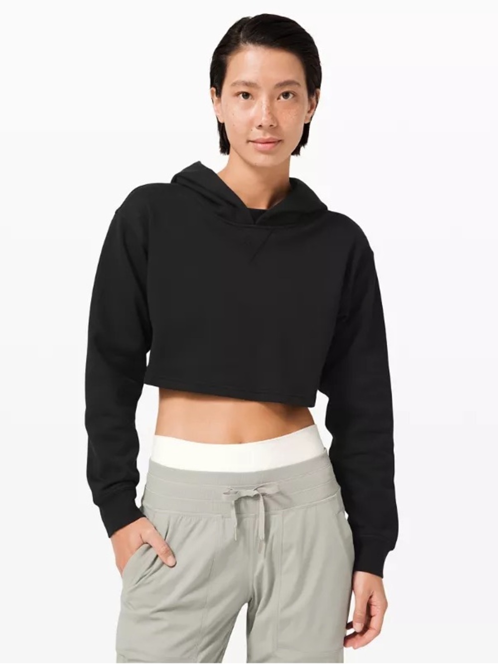 Size M-L Lululemon Cropped Hoodie